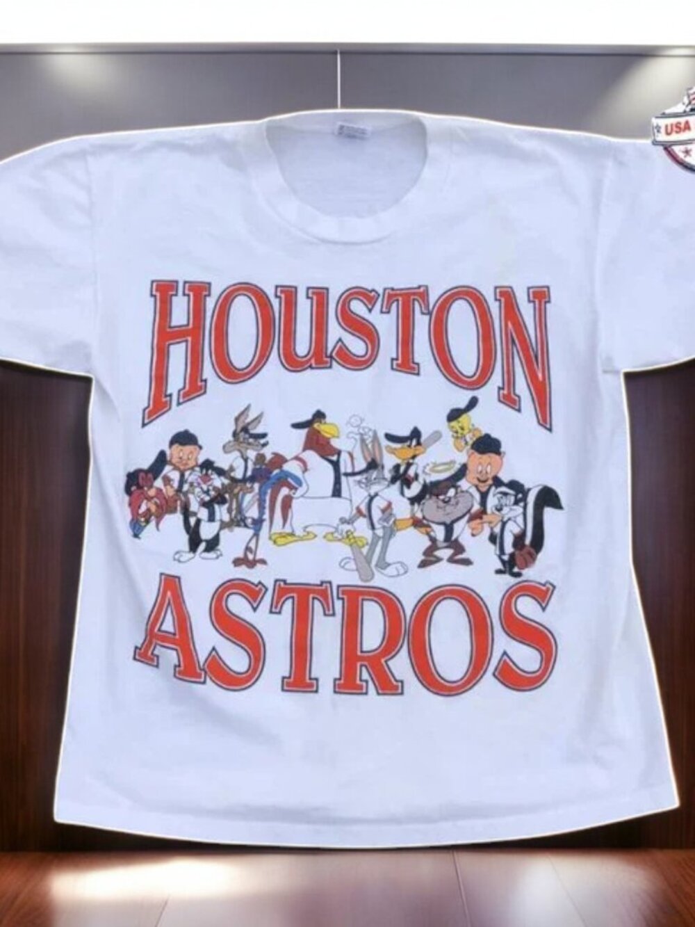 Vintage MLB Houston Astros Looney Tunes T-Shirt, Houston Astros Shirt REPRINT